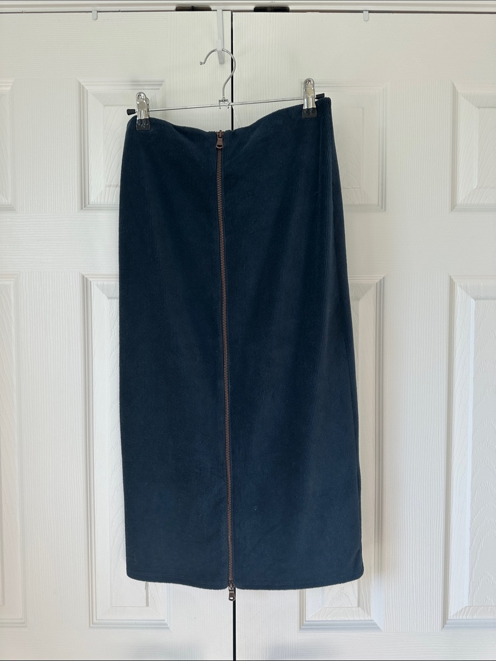 Cooperative Dark Navy Back-Zip Pencil Skirt